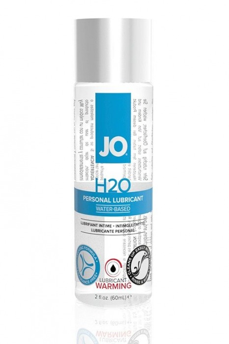 Возбуждающий лубрикант на водной основе JO Personal Lubricant H2O Warming - 60 мл. - System JO - купить с доставкой в Домодедово