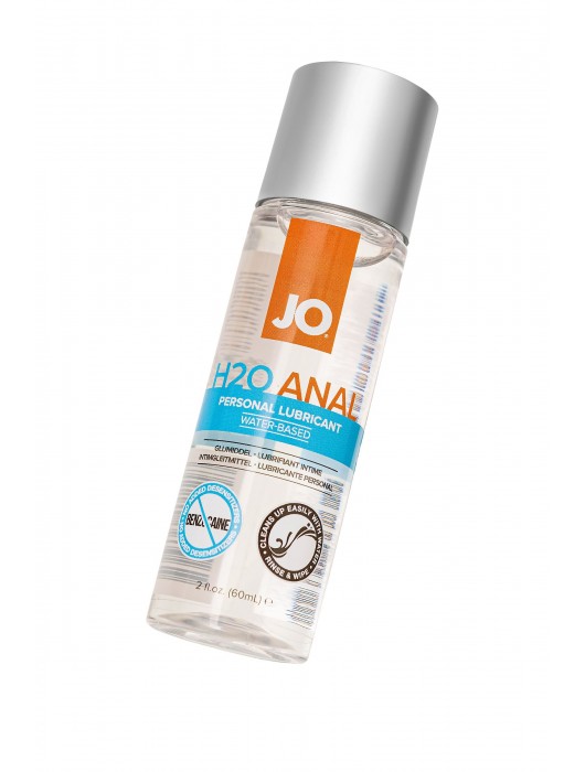 Анальный лубрикант на водной основе JO Anal H2O - 60 мл. - System JO - купить с доставкой в Домодедово