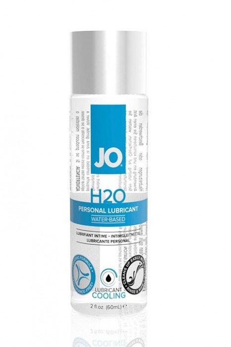 Охлаждающий лубрикант на водной основе JO Personal Lubricant H2O COOLING - 60 мл. - System JO - купить с доставкой в Домодедово
