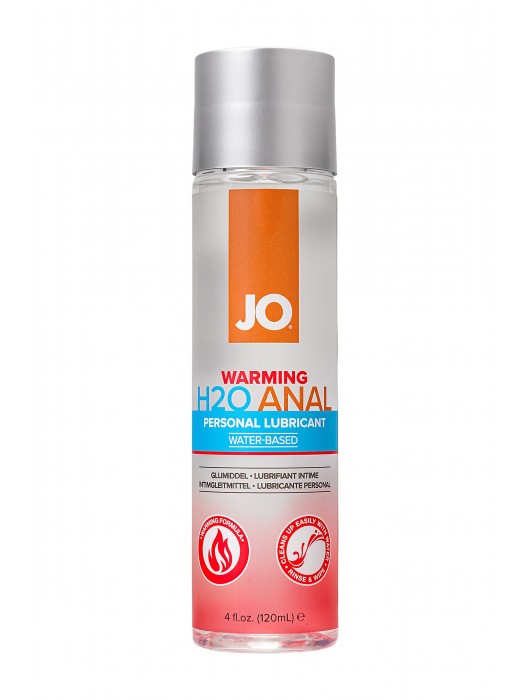 Анальный согревающий лубрикант на водной основе JO Anal H2O Warming - 120 мл. - System JO - купить с доставкой в Домодедово