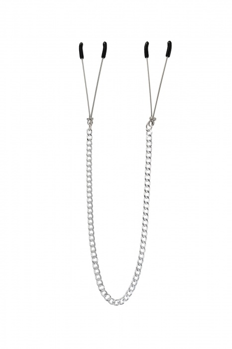 Зажимы на соски «Вилки» на цепочке - Pecado - купить с доставкой в Домодедово