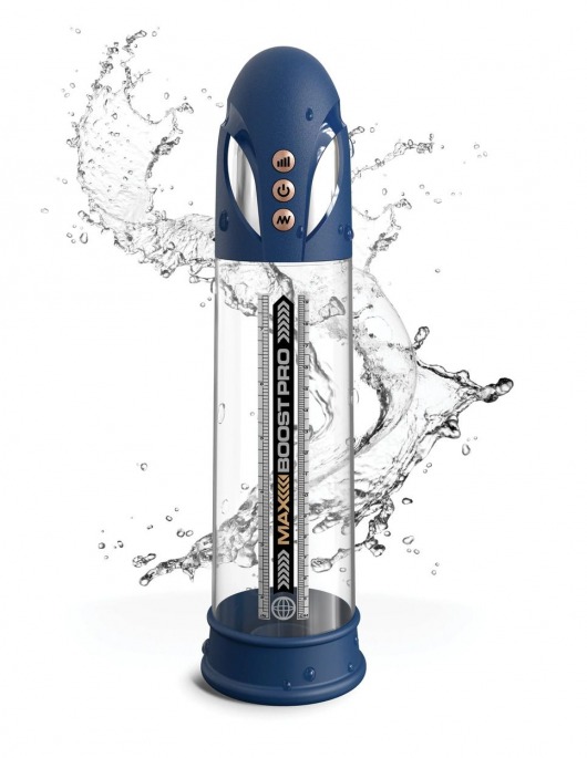 Синяя вакуумная автоматическая помпа Max Boost Pro Flow - Pipedream - в Домодедово купить с доставкой