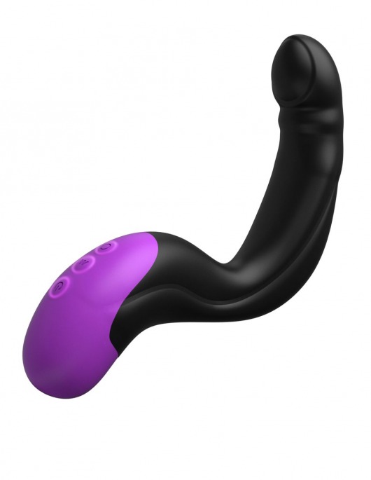 Черно-фиолетовый вибромассажёр простаты Hyper-Pulse P-Spot Massager - Pipedream - в Домодедово купить с доставкой