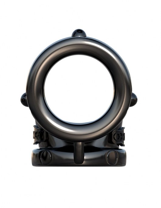 Черное эрекционное кольцо Rock Hard Cock Pipe - Pipedream - в Домодедово купить с доставкой