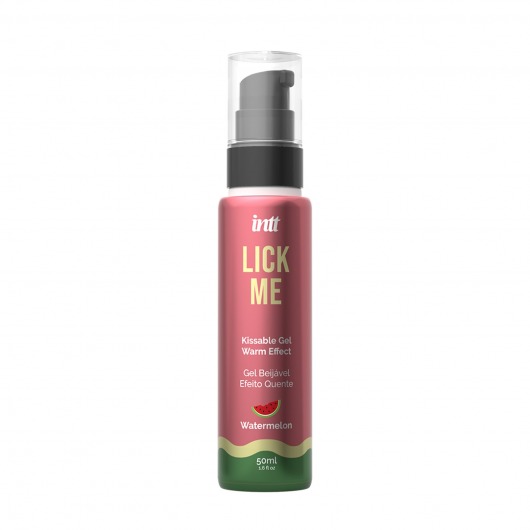 Гель Lick Me с согревающим эффектом и ароматом арбуза - 50 мл. - INTT - купить с доставкой в Домодедово
