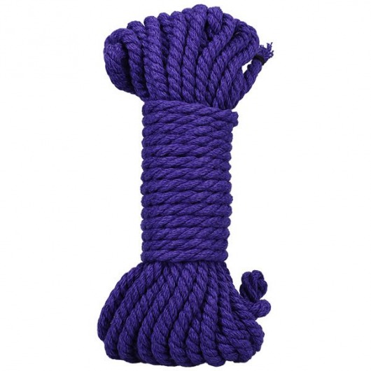 Фиолетовая верёвка для связывания и фиксации Bind Tie - 9,14 м. - Doc Johnson - купить с доставкой в Домодедово