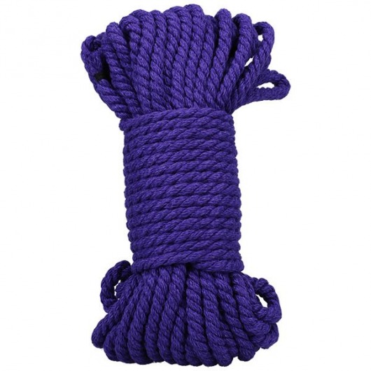 Фиолетовая верёвка для связывания и фиксации Bind Tie - 15,24 м. - Doc Johnson - купить с доставкой в Домодедово
