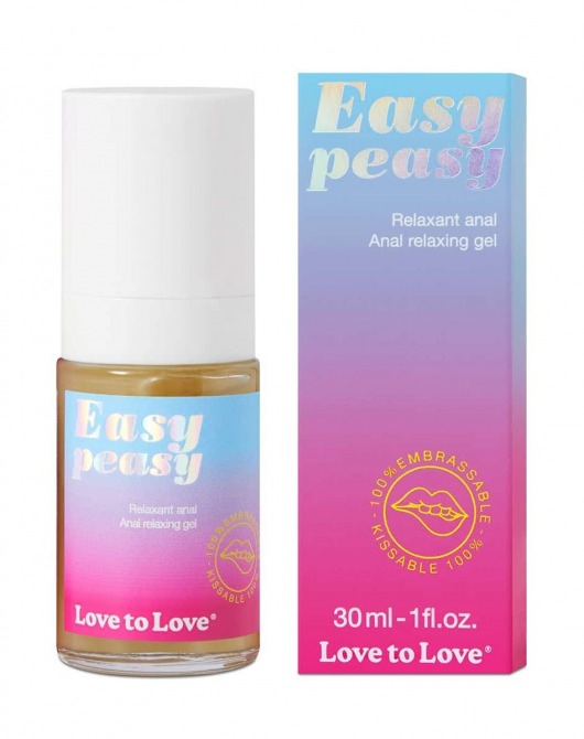 Анальный расслабляющий гель Easy Peasy - 30 мл. - Love to Love - купить с доставкой в Домодедово