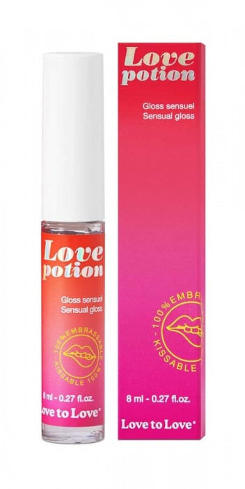 Возбуждающий блеск для губ Love Potion - 8 мл. - Love to Love - купить с доставкой в Домодедово