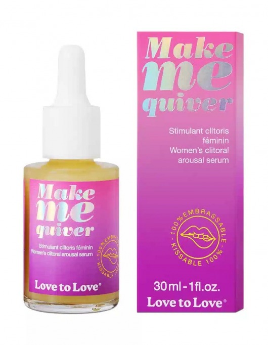 Возбуждающие капли для клитора Make Me Quiver - 30 мл. - Love to Love - купить с доставкой в Домодедово
