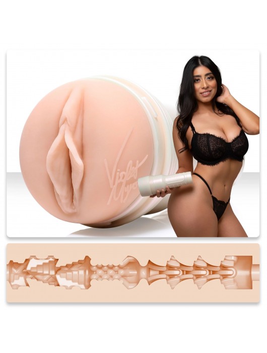 Мастурбатор-вагина Fleshlight Girls - Violet Myers Waifu - Fleshlight - в Домодедово купить с доставкой