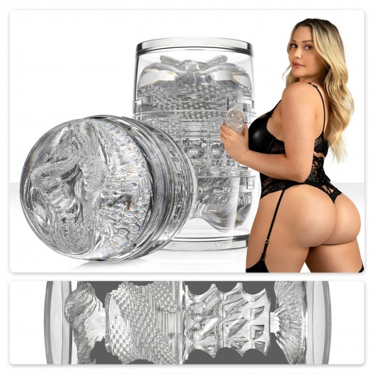 Прозрачный двусторонний мастурбатор Fleshlight Quickshot Mia Malkova - Fleshlight - в Домодедово купить с доставкой