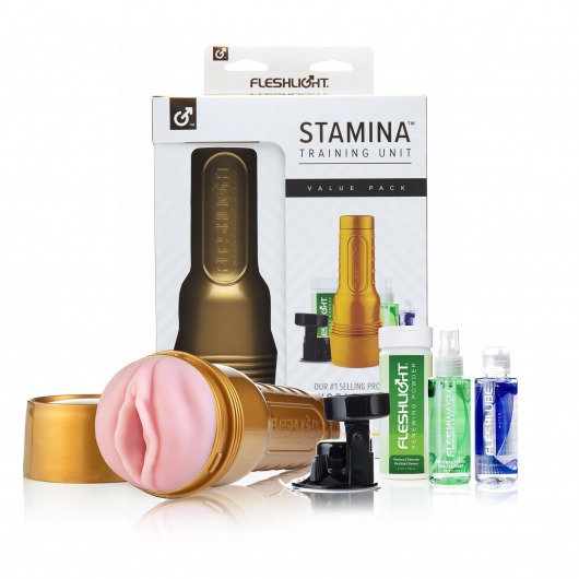 Набор для мастурбации Fleshlight Stamina Training Unit - Fleshlight - в Домодедово купить с доставкой