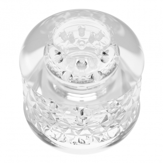 Прозрачный сквозной мастурбатор Crystle - Baile - в Домодедово купить с доставкой