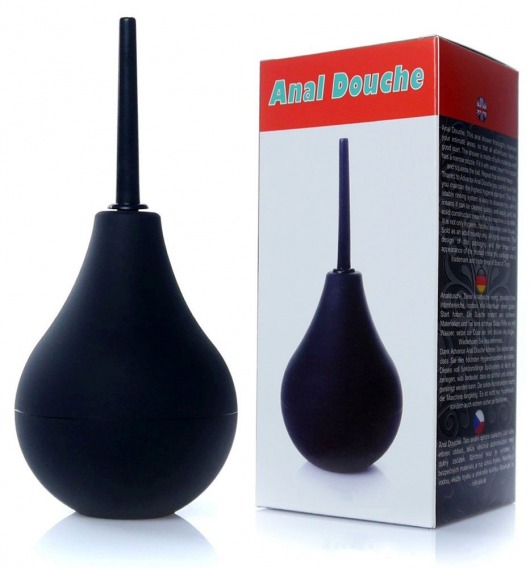 Черный интимный душ-спринцовка - Boys of Toys - купить с доставкой в Домодедово
