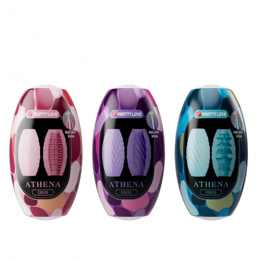 Набор из 15 мастурбаторов Athena - Baile - в Домодедово купить с доставкой