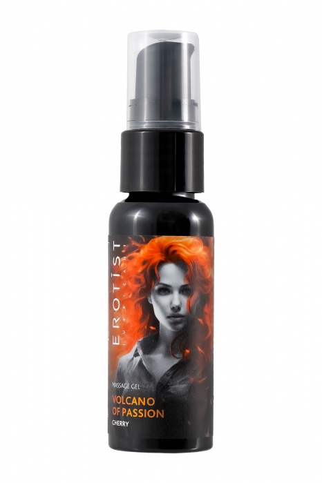 Гель с эффектом вибрации Volcano Of Passion со вкусом вишни - 25 мл. - Erotist Lubricants - купить с доставкой в Домодедово