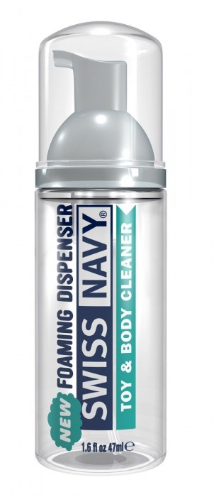 Очищающая пенка для игрушек и тела Toy   Body Cleaner Foamer - 47 мл. - Swiss navy - купить с доставкой в Домодедово