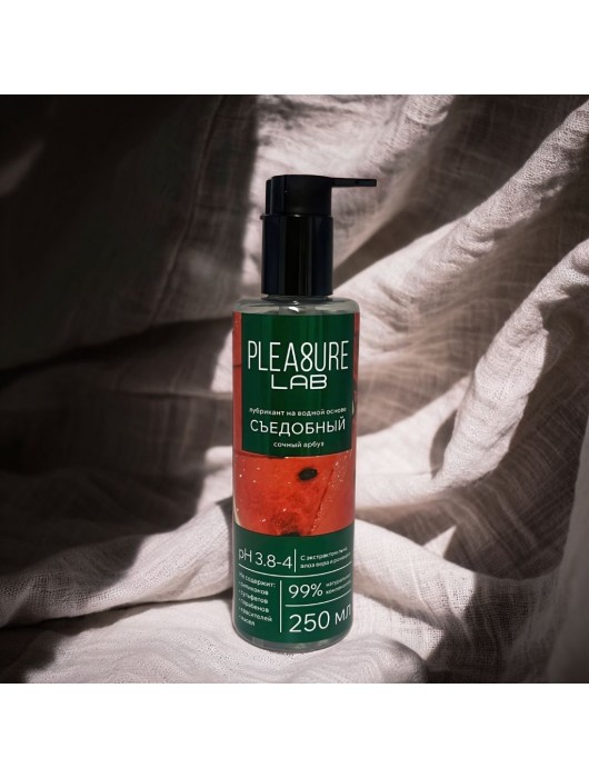 Лубрикант на водной основе Pleasure Lab с ароматом арбуза - 250 мл. - Pleasure Lab - купить с доставкой в Домодедово