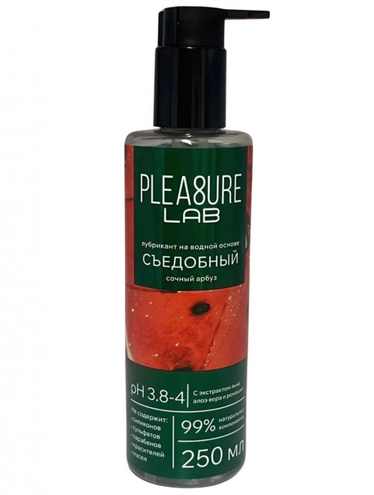 Лубрикант на водной основе Pleasure Lab с ароматом арбуза - 250 мл. - Pleasure Lab - купить с доставкой в Домодедово