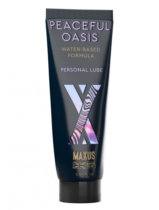 Интимный гель на водной основе MAXUS Peaceful Oasis - 75 мл. - Maxus - купить с доставкой в Домодедово