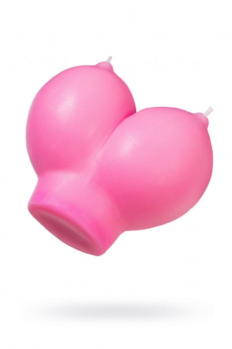 Розовая свеча «Сиськи» - 150 гр. - Pecado - купить с доставкой в Домодедово