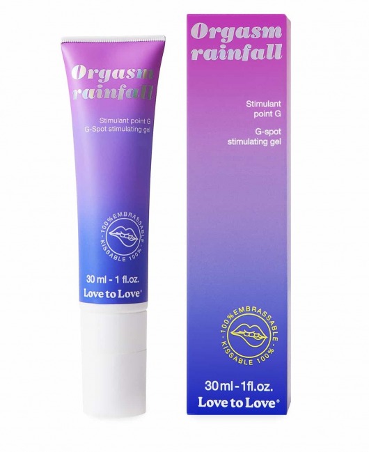 Гель для стимуляции G-точки зоны Orgasm Rainfall - 30 мл. - Love to Love - купить с доставкой в Домодедово