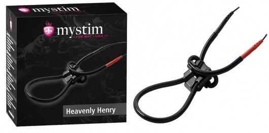 Эрекционное лассо для электростимуляции HEAVENLY HENRY - MyStim - купить с доставкой в Домодедово