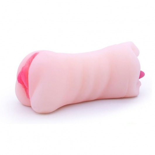 Телесный двусторонний мастурбатор - вагина и ротик - Boys of Toys - в Домодедово купить с доставкой