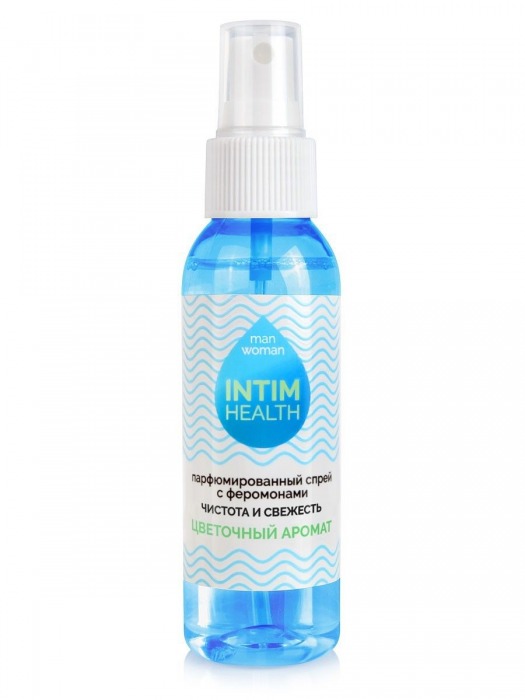 Парфюмированный спрей Intim Health для нижнего белья и тела с цветочным ароматом - 95 мл. -  - Магазин феромонов в Домодедово