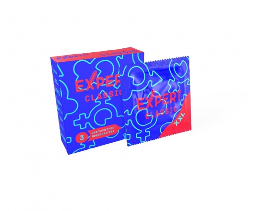 Презервативы увеличенного размера Expert Classic XXL - 3 шт. - Expert - купить с доставкой в Домодедово