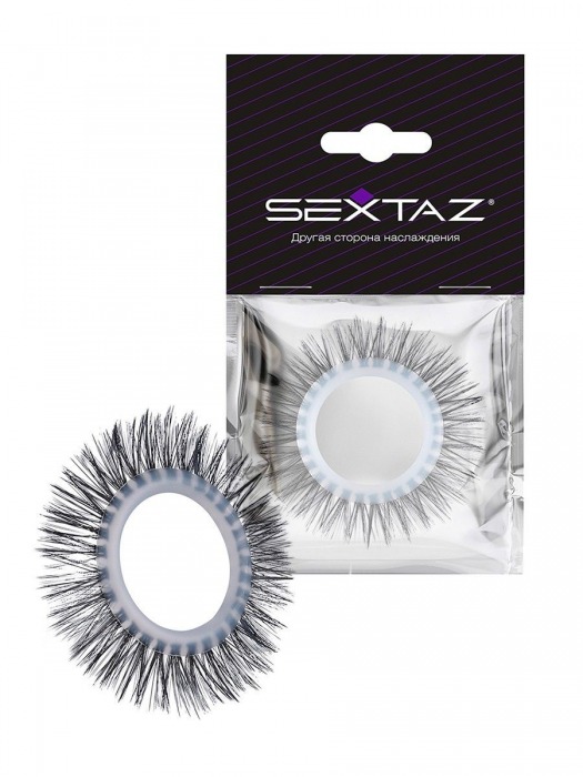 Круглое эрекционное кольцо с длинными «ресничками» - Sextaz - в Домодедово купить с доставкой