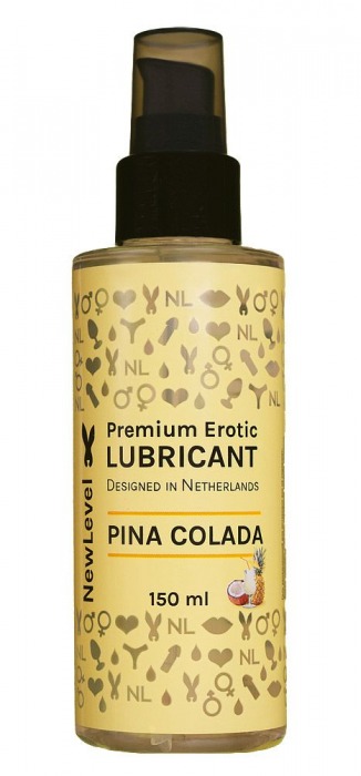 Ароматизированный лубрикант на водной основе NewLevel Pina Colada - 150 мл. - NewLevel - купить с доставкой в Домодедово