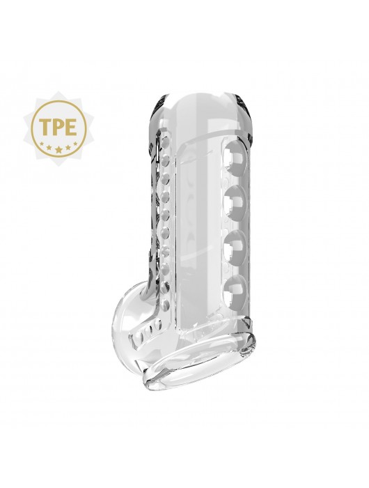 Прозрачная насадка на пенис Farrel - Baile - в Домодедово купить с доставкой