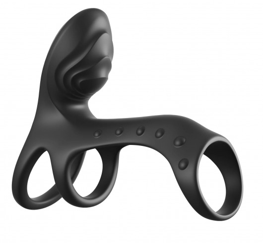 Черная насадка на пенис Ultimate Couples Cage Pro - Pipedream - в Домодедово купить с доставкой