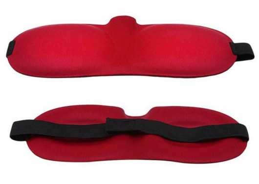 Красная глухая маска на резинке - Sitabella - купить с доставкой в Домодедово