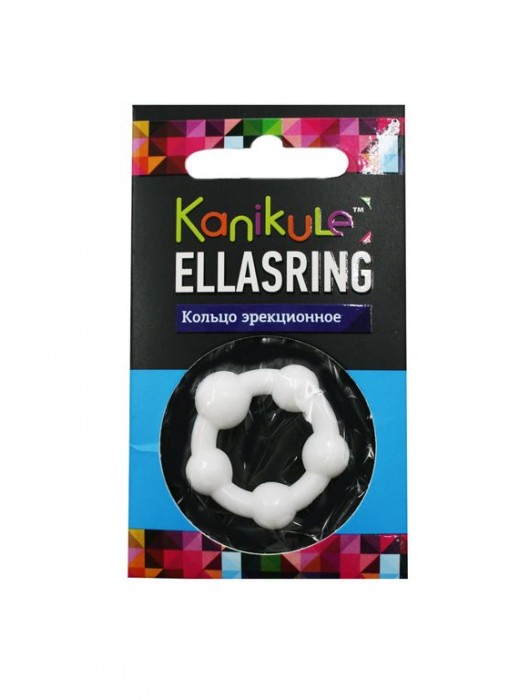 Цветное эрекционное кольцо с шариками Ellasring - Sitabella - в Домодедово купить с доставкой