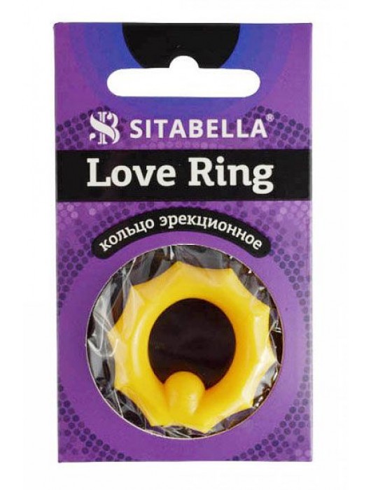 Цветное эрекционное кольцо Love Ring - Sitabella - в Домодедово купить с доставкой