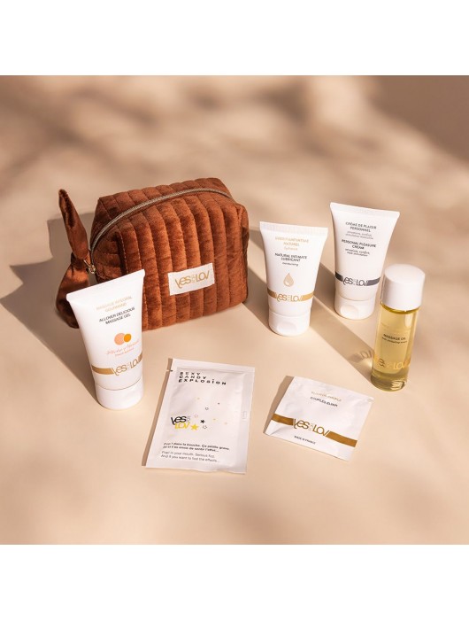 Набор YESforLOV La Trousse Enchantée в коричневой косметичке - YESforLOV - купить с доставкой в Домодедово