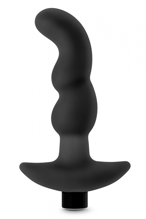 Черный вибромассажер простаты Prostate Massager 03 - 15,2 см. - Blush Novelties - в Домодедово купить с доставкой
