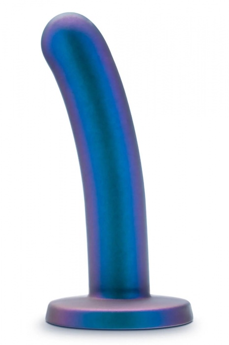 Синяя насадка с гладкой поверхностью Surrender 5.75 Inch Intermediate Pegging Dildo - 14,6 см. - Blush Novelties - купить с доставкой в Домодедово