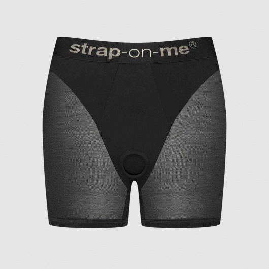 Трусики-шорты для фиксации насадок Strap-on-me Harness Lingerie Halo - size M - Strap-on-me - купить с доставкой в Домодедово