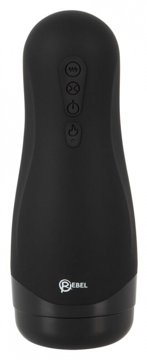 Черный вибромастурбатор с подогревом Masturbator with 3 Functions - Orion - в Домодедово купить с доставкой