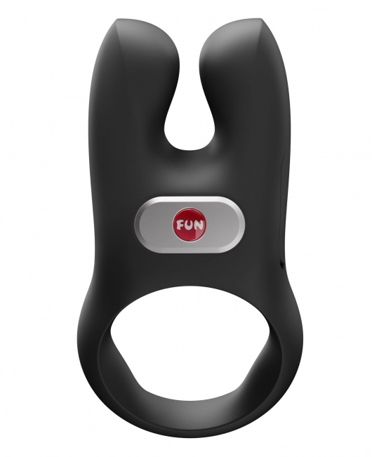 Черное эрекционное виброкольцо Nos - Fun Factory - в Домодедово купить с доставкой