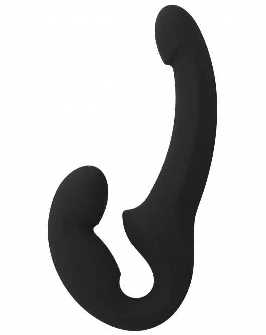 Черный безремневой страпон Share Lite - Fun Factory - купить с доставкой в Домодедово