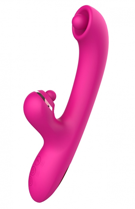 Розовый вибратор-кролик с усиленной стимуляцией точки G - Secwell
