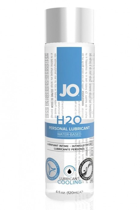 Охлаждающий лубрикант на водной основе JO Personal Lubricant H2O COOLING - 120 мл. - System JO - купить с доставкой в Домодедово