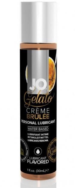 Лубрикант с ароматом крем-брюле JO GELATO CREME BRULEE - 30 мл. - System JO - купить с доставкой в Домодедово