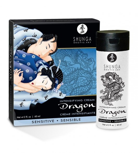 Интимный мужской крем SHUNGA DRAGON SENSITIVE - 60 мл. - Shunga - купить с доставкой в Домодедово