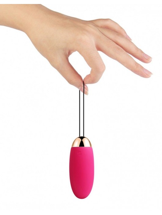 Сливово-розовое виброяйцо Elva с пультом ДУ - Svakom